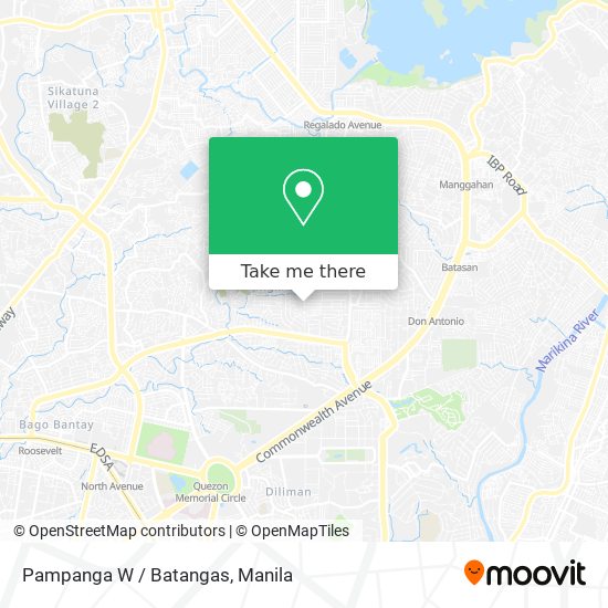 Pampanga W / Batangas map