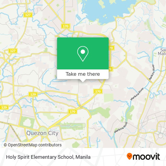 Holy Spirit Elementary School map