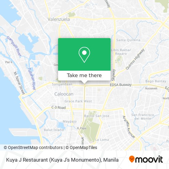 Kuya J Restaurant (Kuya J's Monumento) map