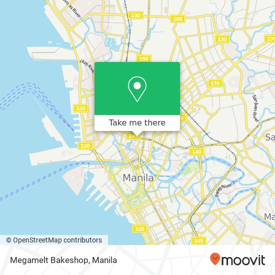 Megamelt Bakeshop map