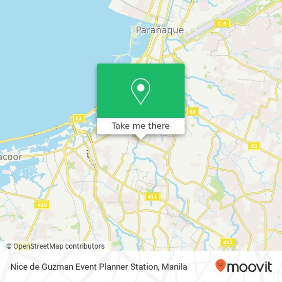 Nice de Guzman Event Planner Station map