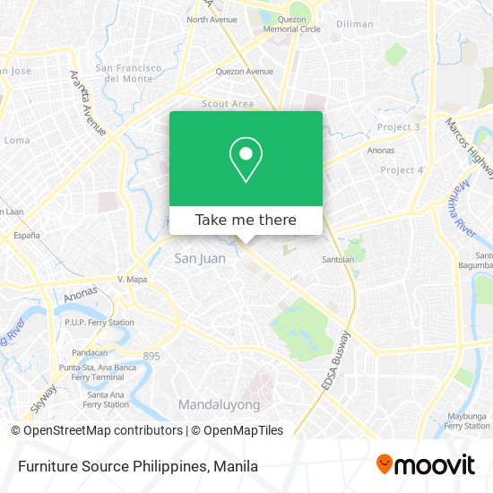 Furniture Source Philippines map