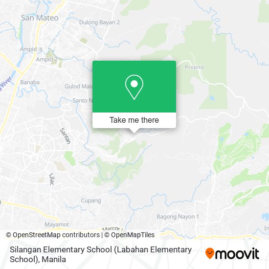 Silangan Elementary School (Labahan Elementary School) map