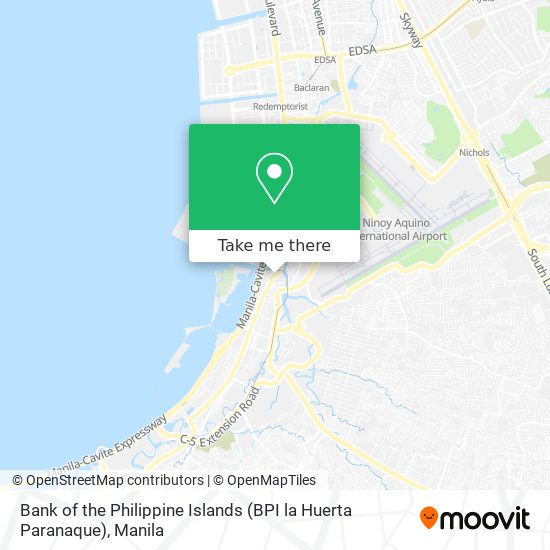 Bank of the Philippine Islands (BPI la Huerta Paranaque) map
