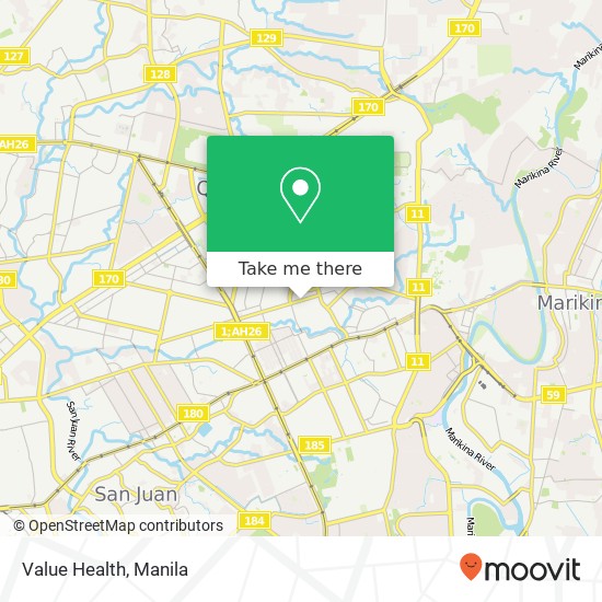 Value Health map
