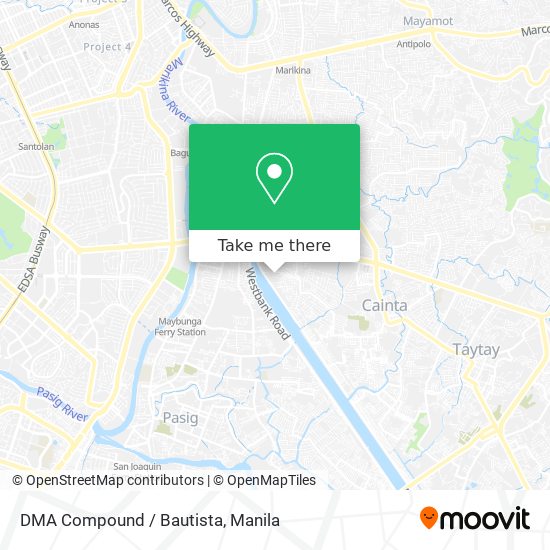 DMA Compound / Bautista map