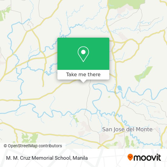 M. M. Cruz Memorial School map