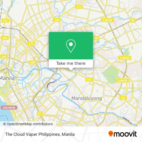The Cloud Vaper Philippines map