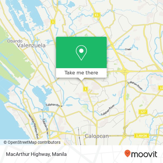 MacArthur Highway map