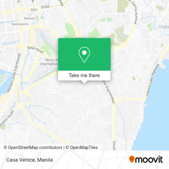Casa Venice map