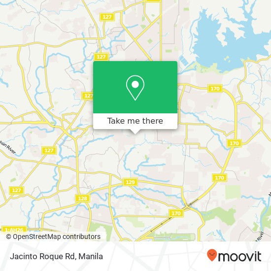 Jacinto Roque Rd map