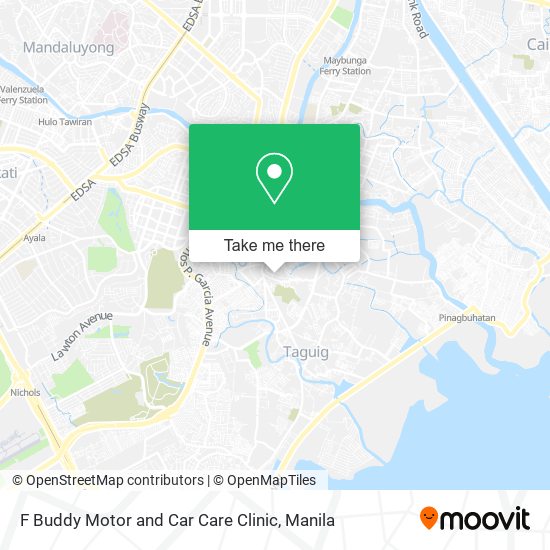 How To Get To F Buddy Motor And Car Care Clinic In Pateros By Bus