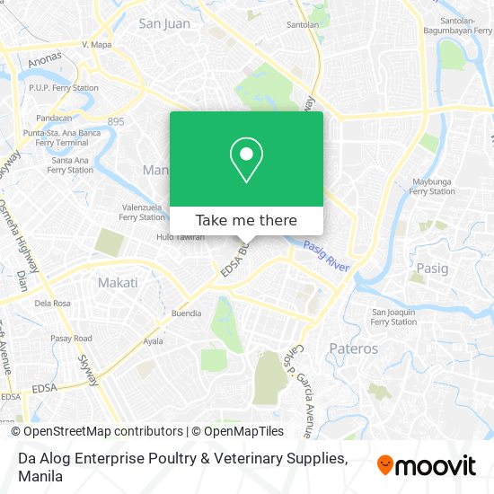 Da Alog Enterprise Poultry & Veterinary Supplies map