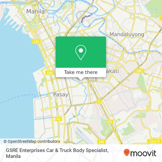 GSRE Enterprises Car & Truck Body Specialist map