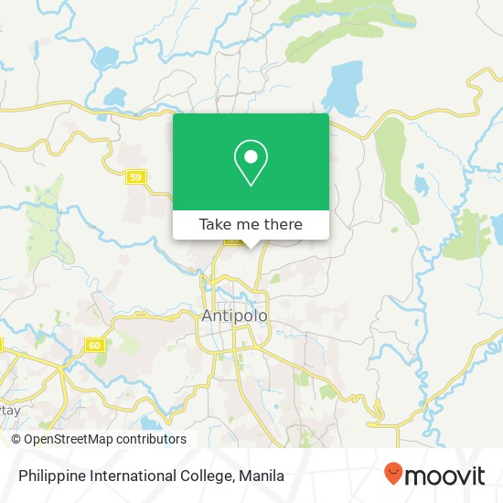 Philippine International College map