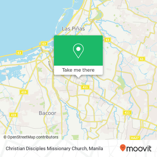 Christian Disciples Missionary Church map