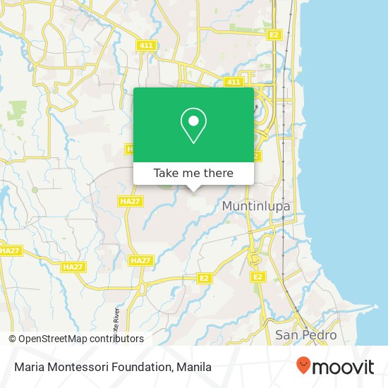 Maria Montessori Foundation map