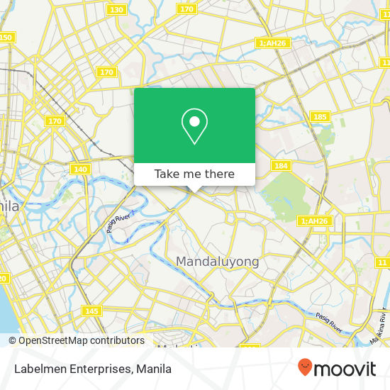 Labelmen Enterprises map
