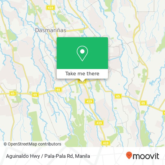 Aguinaldo Hwy / Pala-Pala Rd map