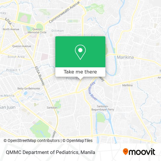 QMMC Department of Pediatrics map