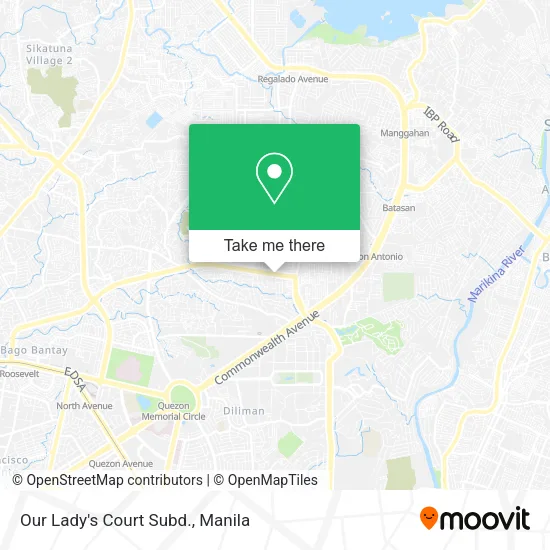 Our Lady's Court Subd. map