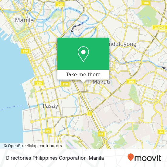 Directories Philippines Corporation map