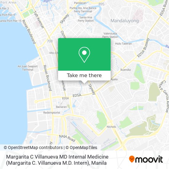 Margarita C Villanueva MD Internal Medicine (Margarita C. Villanueva M.D. Intern) map