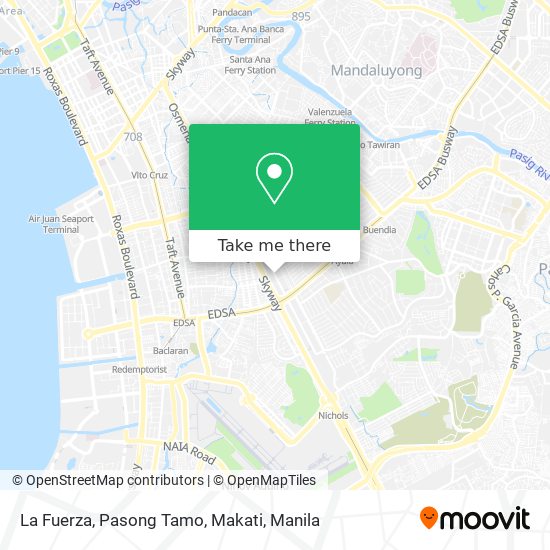 La Fuerza, Pasong Tamo, Makati map