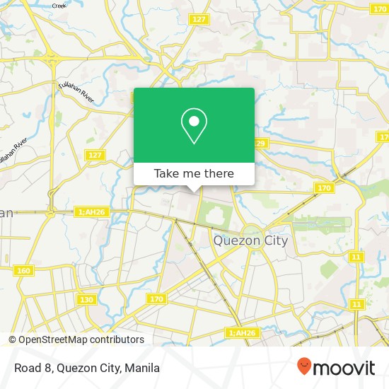 Road 8, Quezon City map