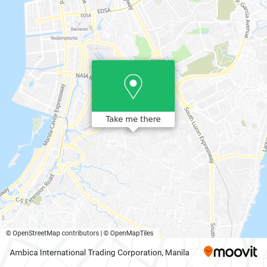 Ambica International Trading Corporation map