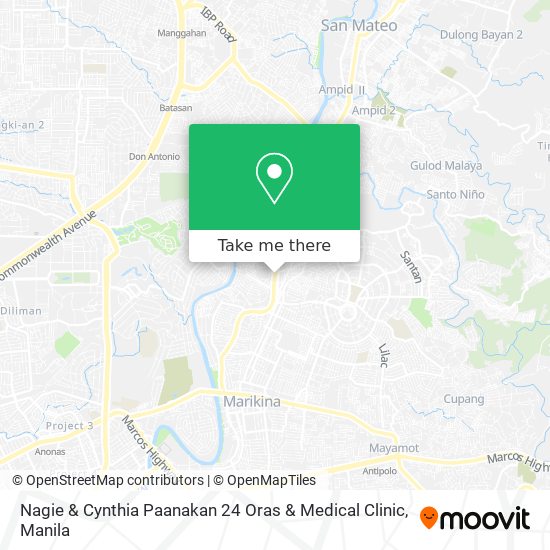Nagie & Cynthia Paanakan 24 Oras & Medical Clinic map