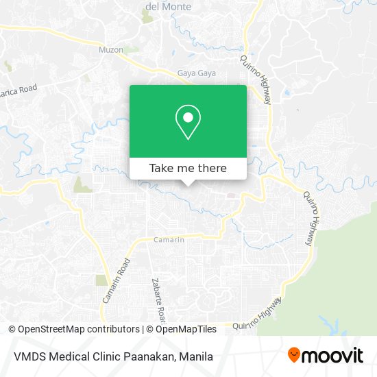 VMDS Medical Clinic Paanakan map