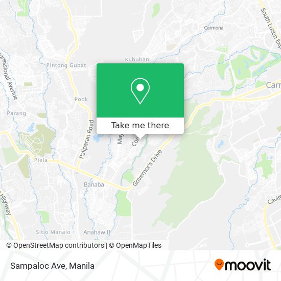 Sampaloc Ave map