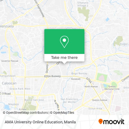AMA University Online Education map