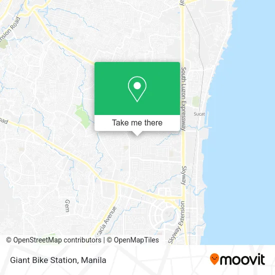 Giant Bike Station map