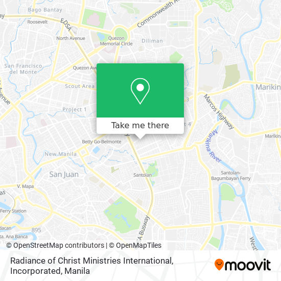Radiance of Christ Ministries International, Incorporated map