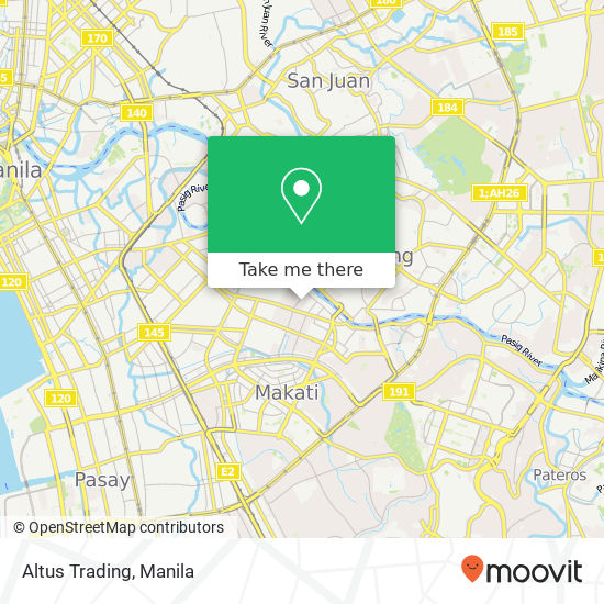 Altus Trading map