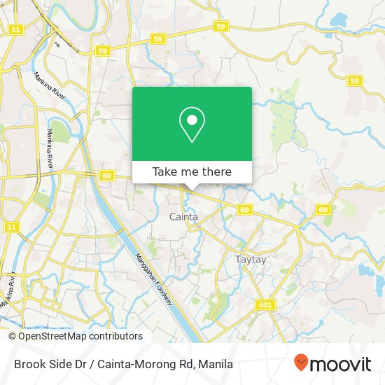 Brook Side Dr / Cainta-Morong Rd map