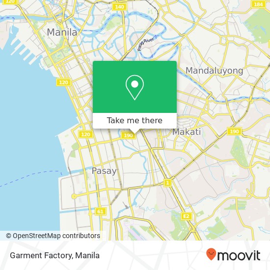 Garment Factory map