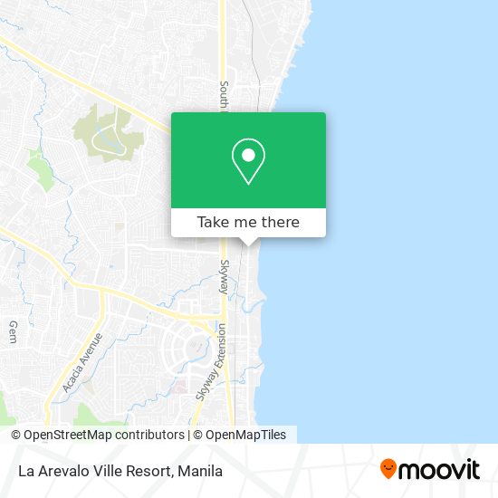 La Arevalo Ville Resort map