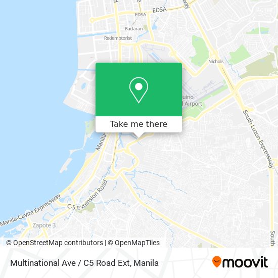 Multinational Ave / C5 Road Ext map