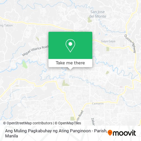 Ang Muling Pagkabuhay ng Ating Panginoon - Parish map