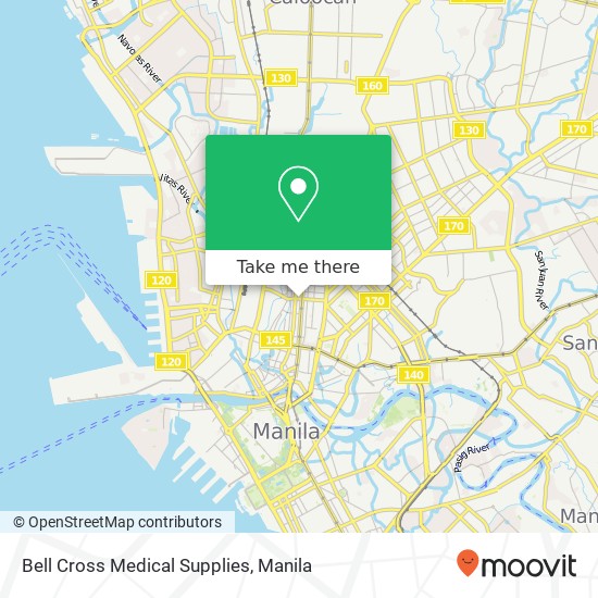 Bell Cross Medical Supplies map