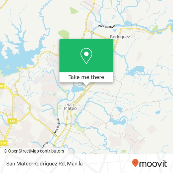 San Mateo-Rodriguez Rd map