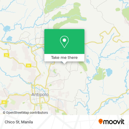 Chico St map