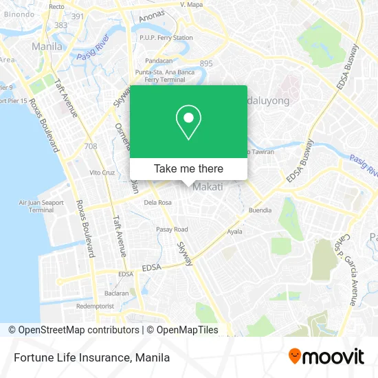 Fortune Life Insurance map