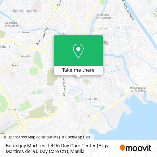 Barangay Martires del 96 Day Care Center (Brgy. Martires del 96 Day Care Ctr) map