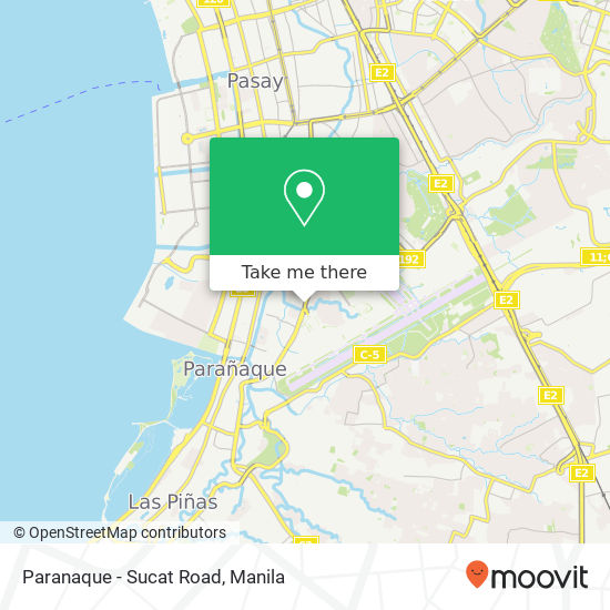Paranaque - Sucat Road map