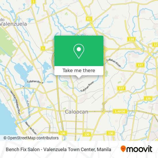 Bench Fix Salon - Valenzuela Town Center map