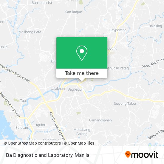 Ba Diagnostic and Laboratory map